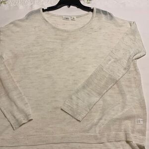 Cato Size XL pull over cream color long sleeve top
